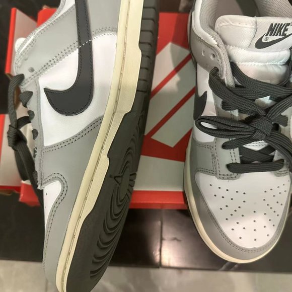 Nike Dunk Low Light Smoke Grey (Women's) - Picture 4 of 9
